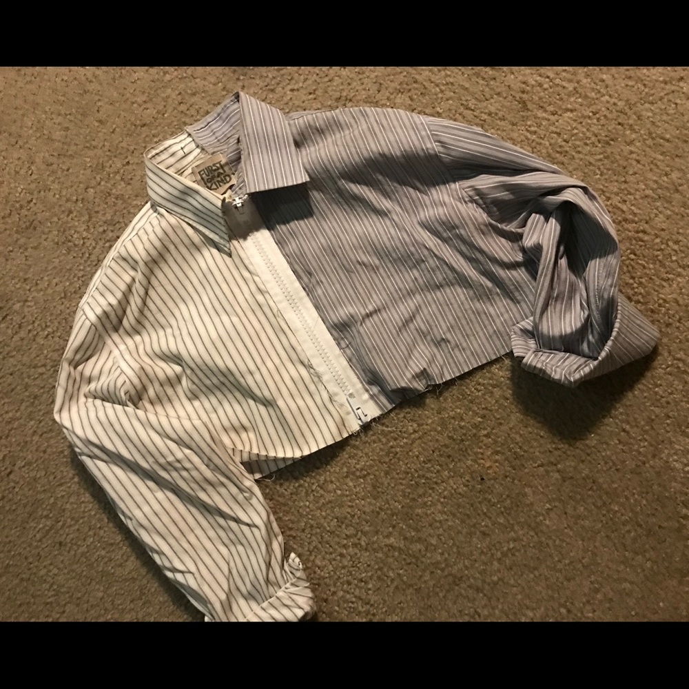 Spliced menswear
